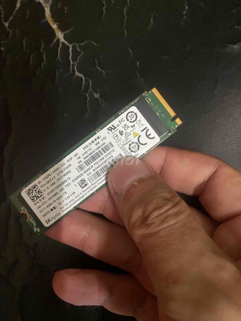 Ổ cứng SSD SK Hynix NVMe 1TB Win 11 Pro Good 100%. Mua bán Linh kiện (RAM, Card...) tại Quận 1 Tp Hồ Chí Minh được đăng bởi Nguyễn hình 1