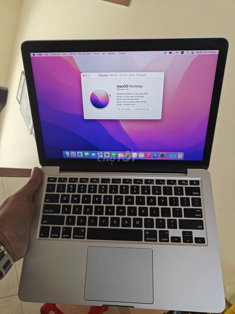 Apple MacBook Pro A1502 i5 8GB/256GB. Mua bán Laptop tại Thành phố Buôn Ma Thuột Đắk Lắk được đăng bởi DH Computer hình 1
