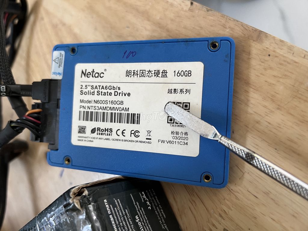 Ổ cứng SSD Netac N600S 160G. Mua bán Linh kiện (RAM, Card...) tại Quận Tây Hồ Hà Nội được đăng bởi MayTinhGiaReHaNoi hình 1