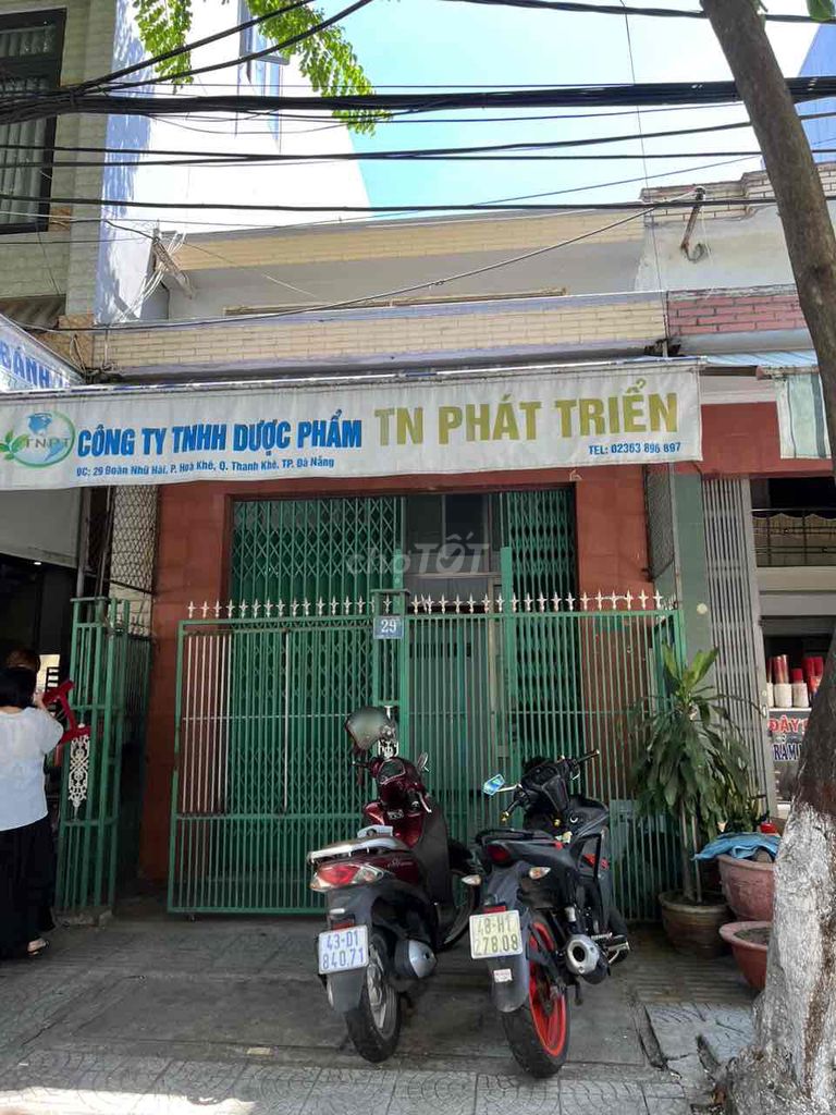 Cho thuê nhà cấp 4 MT quận Thanh Khê, đường Đoàn Nhữ Hài