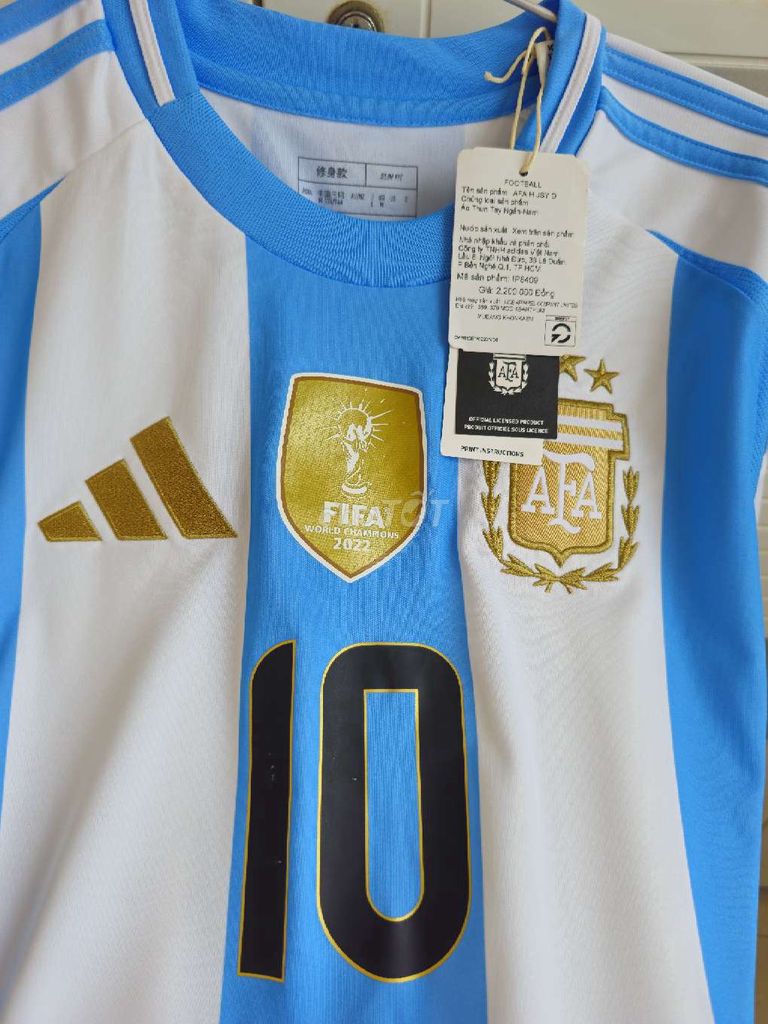 Áo chính hãng Messi 10, mới 100%, bao auth