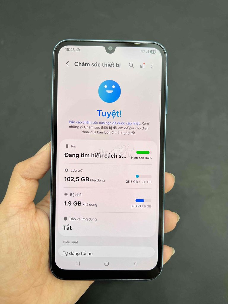 Samsung A25 5G 6/128 xanh. Mua bán Điện thoại tại Quận Gò Vấp Tp Hồ Chí Minh được đăng bởi Quang Minh Mobile  hình 1