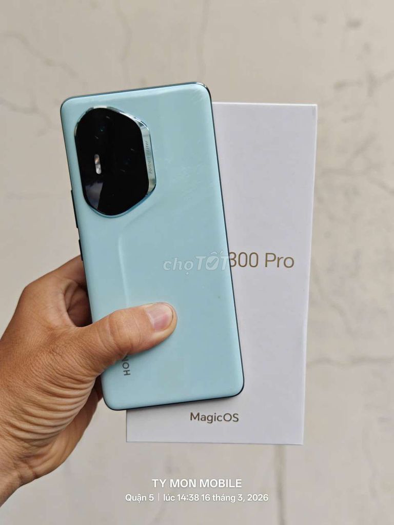 Honor 300 Pro 256GB Xanh. Mua bán Điện thoại tại Quận 5 Tp Hồ Chí Minh được đăng bởi TY  MON MOBILE hình 1