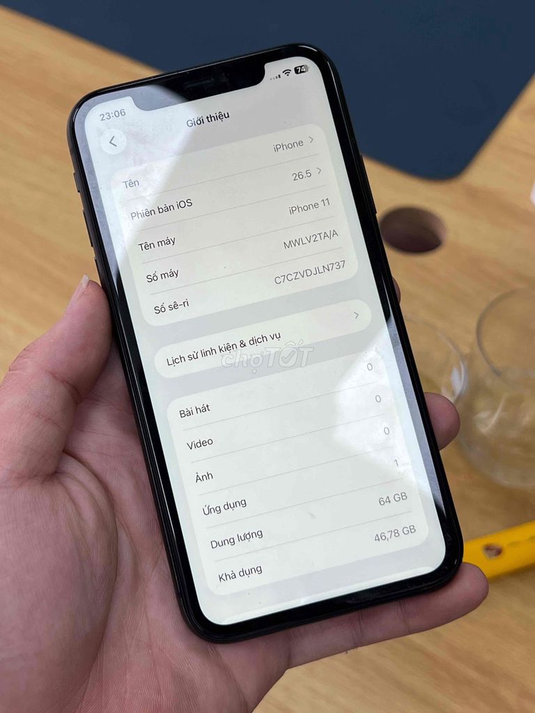 Apple iPhone 11 64GB Đen. Mua bán Điện thoại tại Quận Thanh Xuân Hà Nội được đăng bởi Huy Queng hình 1