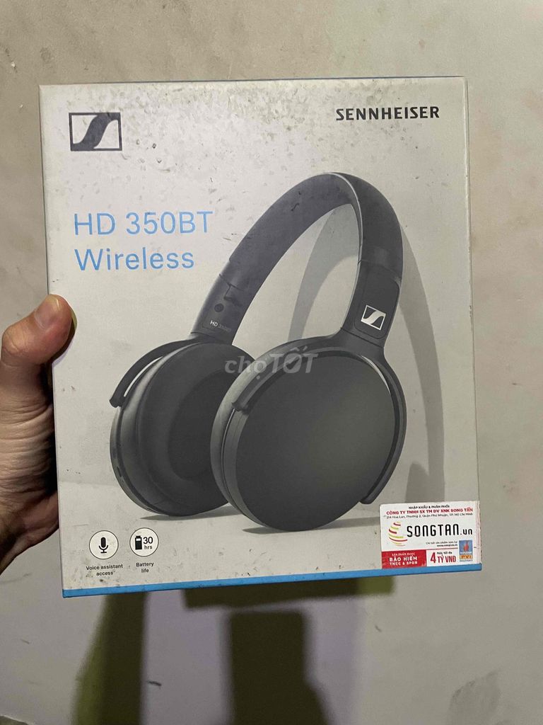 Tai nghe không dây Sennheiser HD 350BT Đen. Mua bán Tivi, Âm thanh tại Quận Gò Vấp Tp Hồ Chí Minh được đăng bởi Dustin hình 1