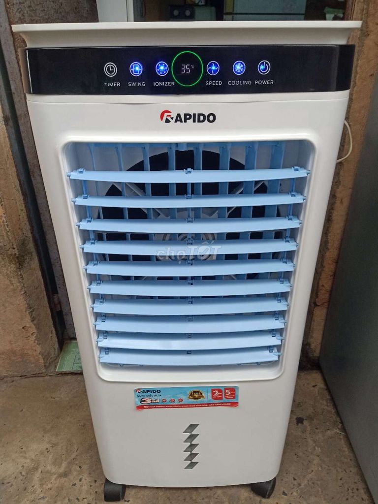 Quạt hơi nước Rapido Trắng, Xanh. Mua bán Quạt tại Thành phố Thuận An Bình Dương được đăng bởi Nguyễn Tấn tài  hình 1
