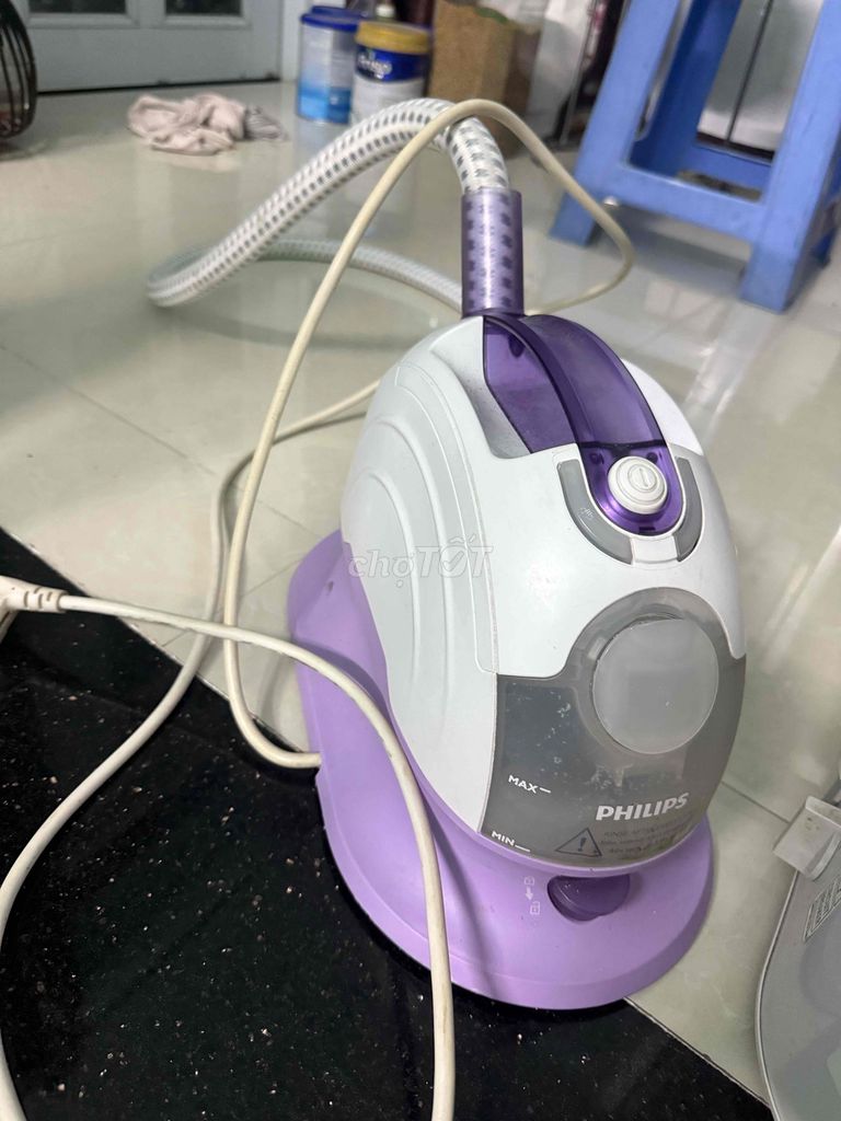 Bàn ủi hơi nước Philips Tím, Trắng. Mua bán Nội thất, đồ gia dụng khác tại Huyện Nhà Bè Tp Hồ Chí Minh được đăng bởi M audio hình 1