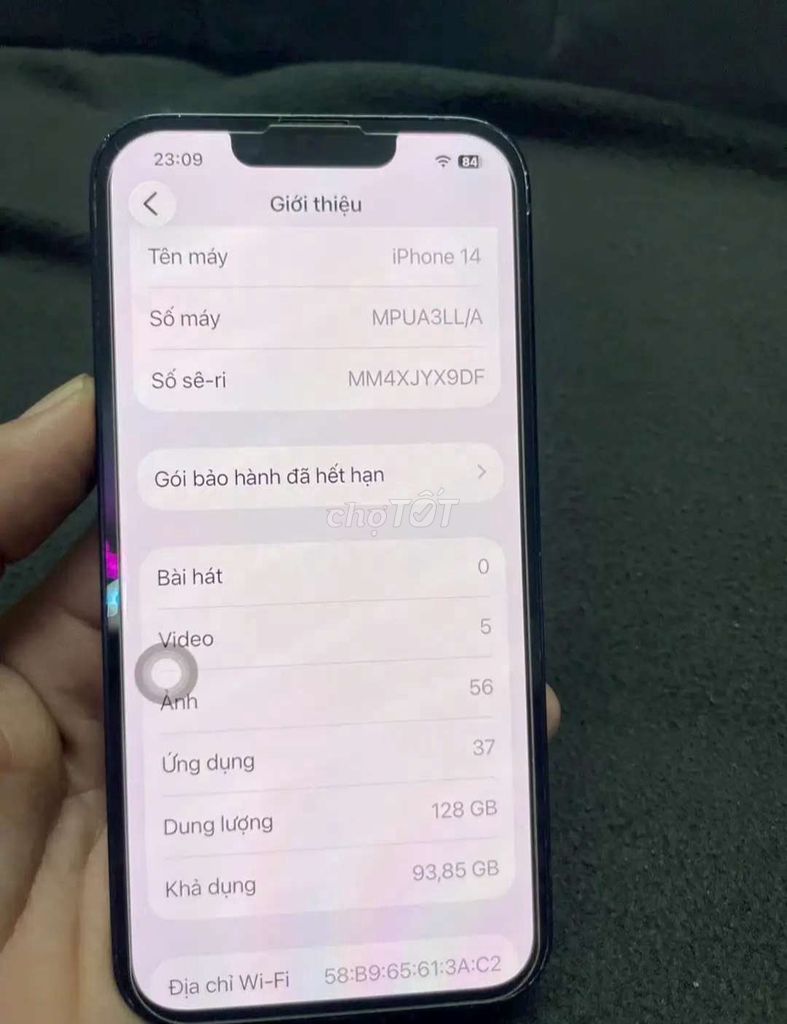 iPhone 14 128GB. Mua bán Điện thoại tại Huyện Bắc Tân Uyên Bình Dương được đăng bởi Quang Van hình 1