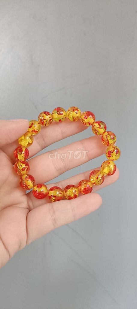 Vòng tay hổ phách hoa. Mua bán Phụ kiện thời trang khác tại Huyện Nhà Bè Tp Hồ Chí Minh được đăng bởi Tâm hình 1