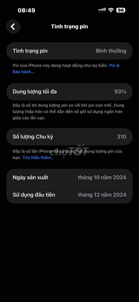 iPhone 16 Pro Max 256GB. Mua bán Điện thoại tại Huyện Krông Pắc Đắk Lắk được đăng bởi Phước Pham hình 1