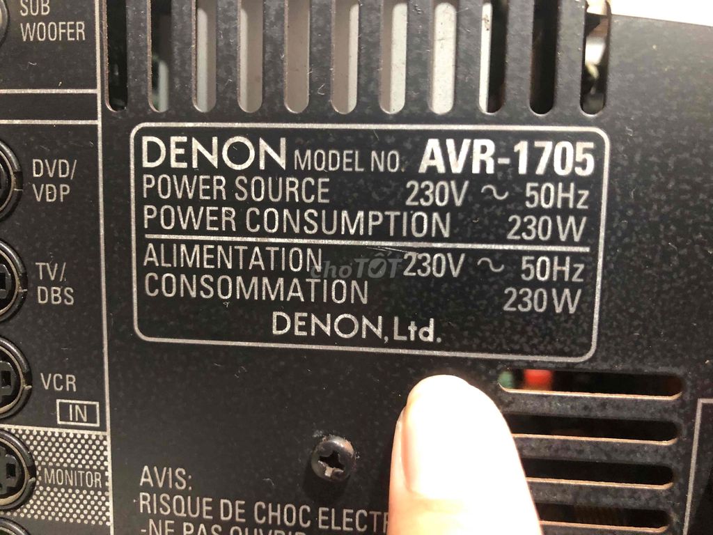 Xác 8OOK DENON điện 220V zin 23OW. Mua bán Tivi, Âm thanh tại Quận Bình Tân Tp Hồ Chí Minh được đăng bởi MÊ LÀ MUA CHÁN THÌ BÁN hình 1