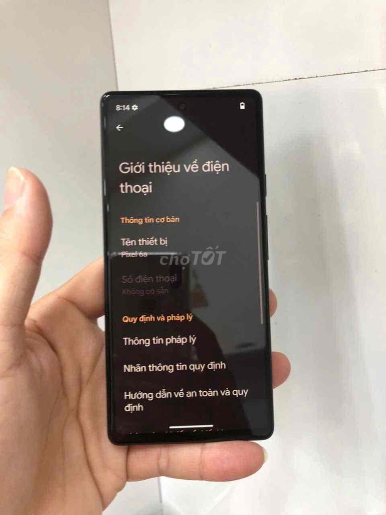 Google Pixel 6a 128GB Đen. Mua bán Điện thoại tại Quận Phú Nhuận Tp Hồ Chí Minh được đăng bởi hoang anh 255 hình 1