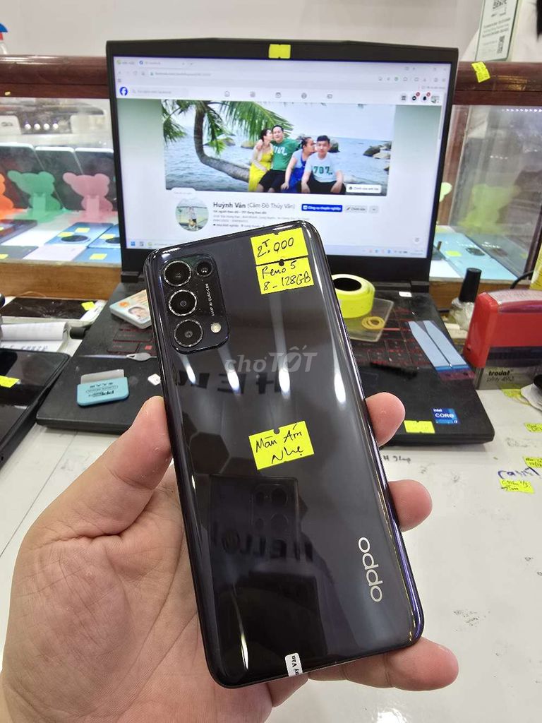 Oppo Reno5 - Bao Zin. Mua bán Điện thoại tại Thành phố Long Xuyên An Giang được đăng bởi Facebook Cầm Đồ Thúy Vân hình 1