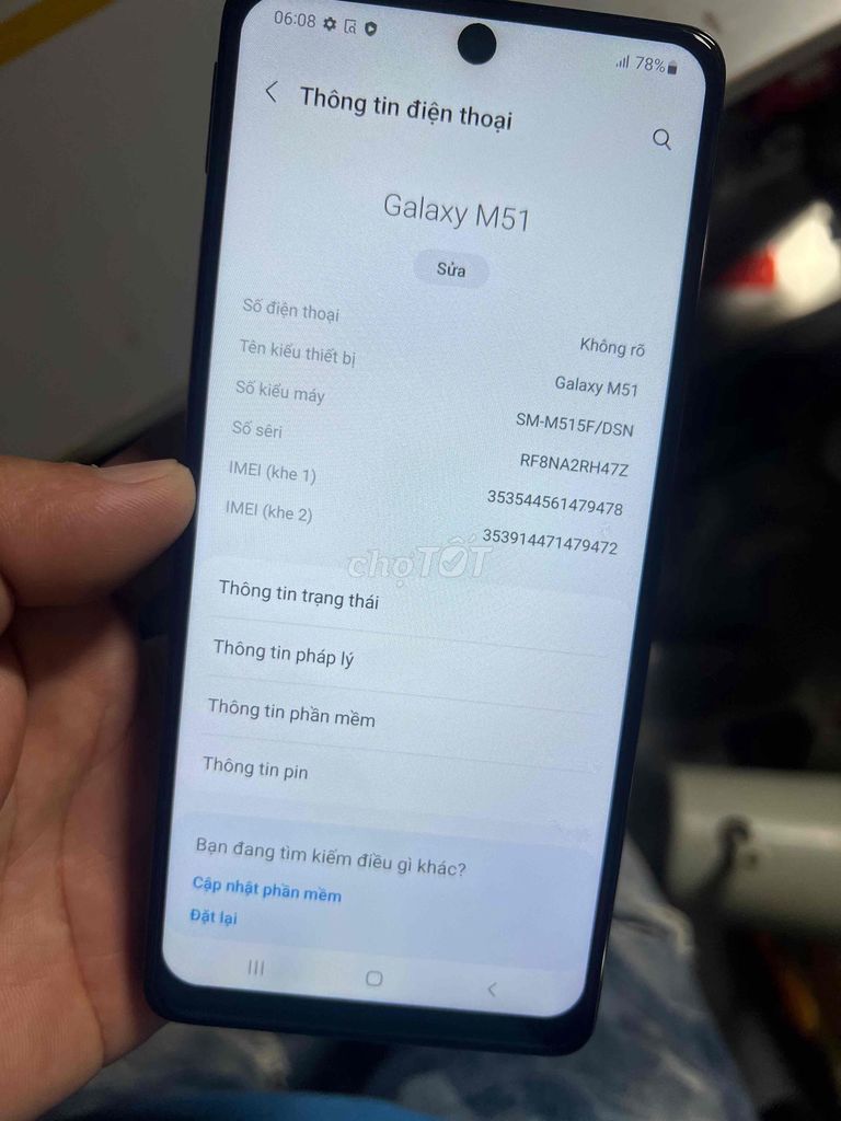 Samsung M51. Mua bán Điện thoại tại Huyện Châu Thành Bến Tre được đăng bởi Quoc Ky hình 1