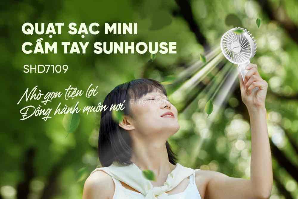 Quạt sạc mini SUNHOUSE SHD7109. Mua bán Quạt tại Huyện Xuyên Mộc Bà Rịa - Vũng Tàu được đăng bởi Quỳnh Anh hình 1
