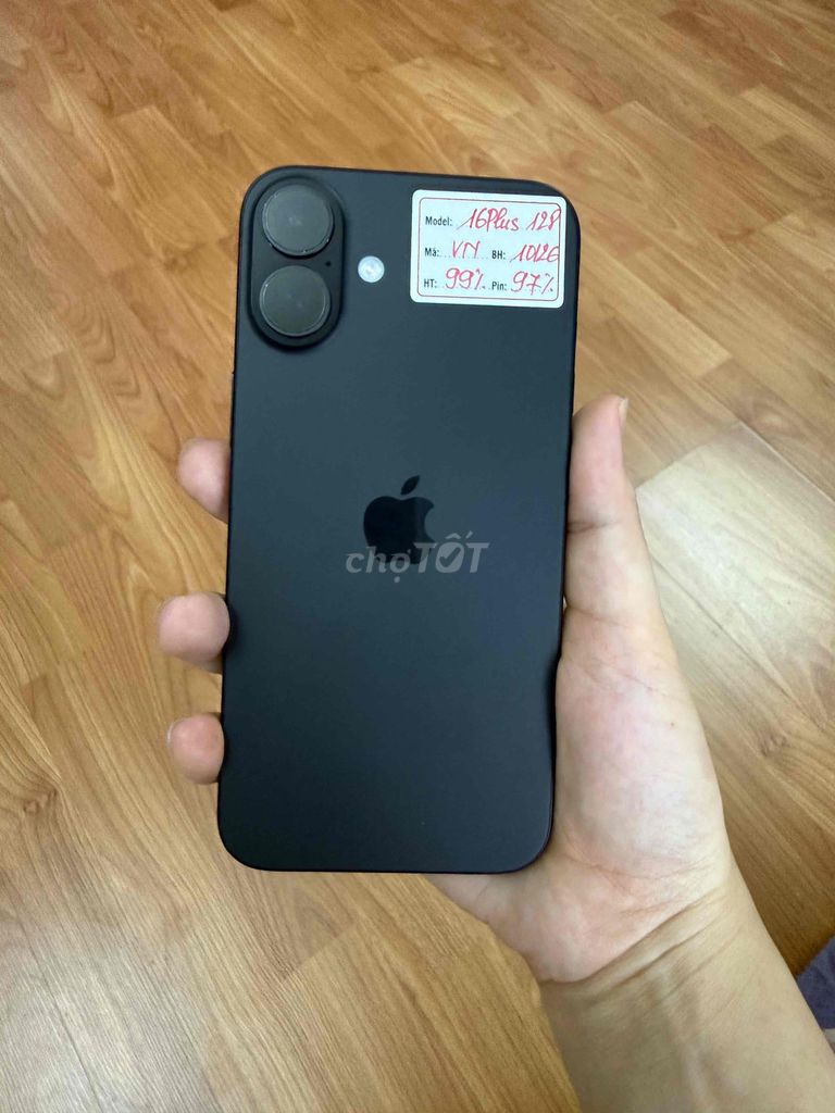 iPhone 16 Plus 128GB Đen Việt Nam còn bảo hành. Mua bán Điện thoại tại Quận Đống Đa Hà Nội được đăng bởi Hà Dương hình 1