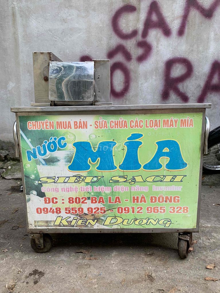 thanh lý máy ép nước mía
