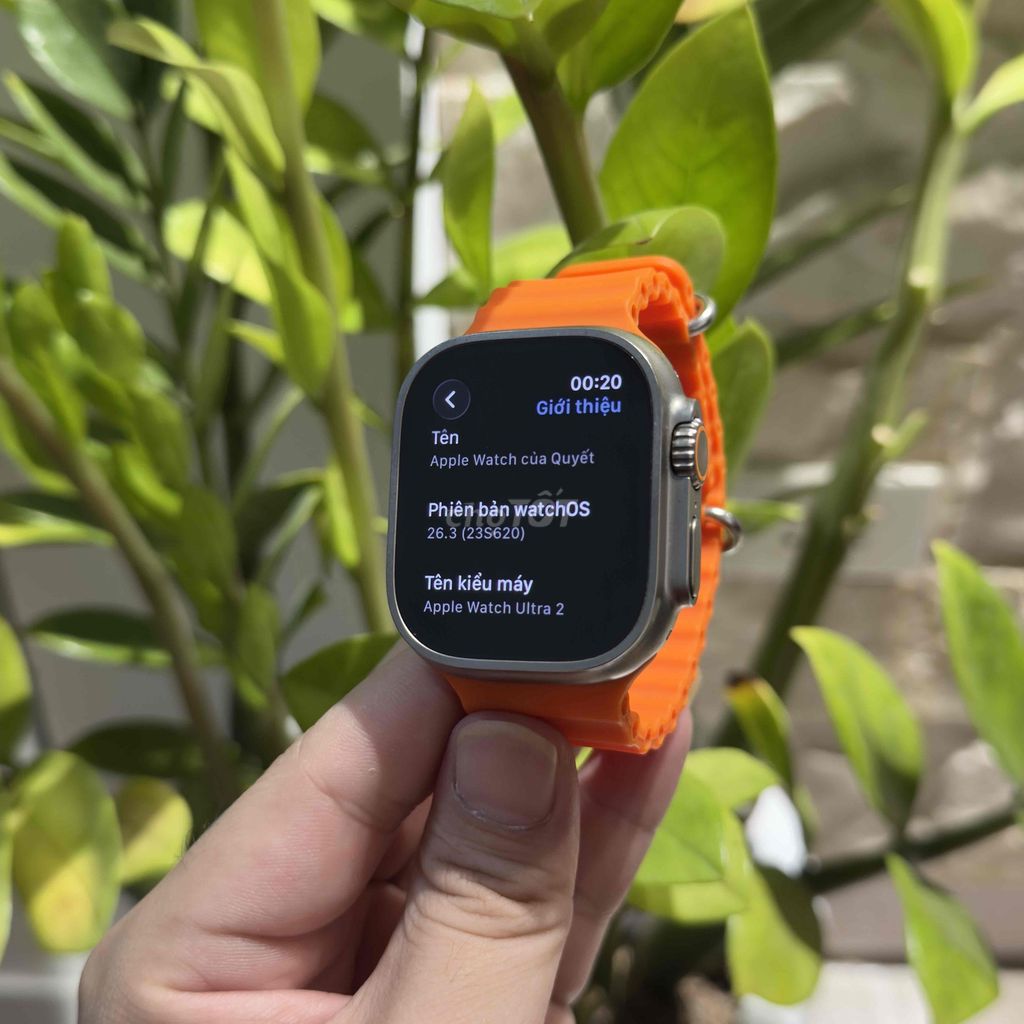 Apple Watch Ultra 2 Titan tự nhiên. Mua bán Thiết bị đeo thông minh tại Quận Hoàng Mai Hà Nội được đăng bởi Nguyễn Lương Quyết hình 1