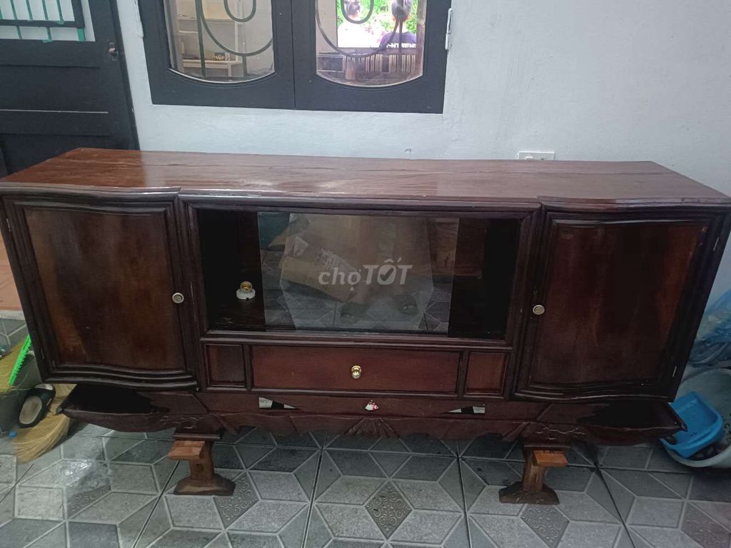 Tủ trang trí Gỗ Nâu Cổ điển. Mua bán Tủ, kệ gia đình tại Huyện Hoài Đức Hà Nội được đăng bởi thuyquang hình 1