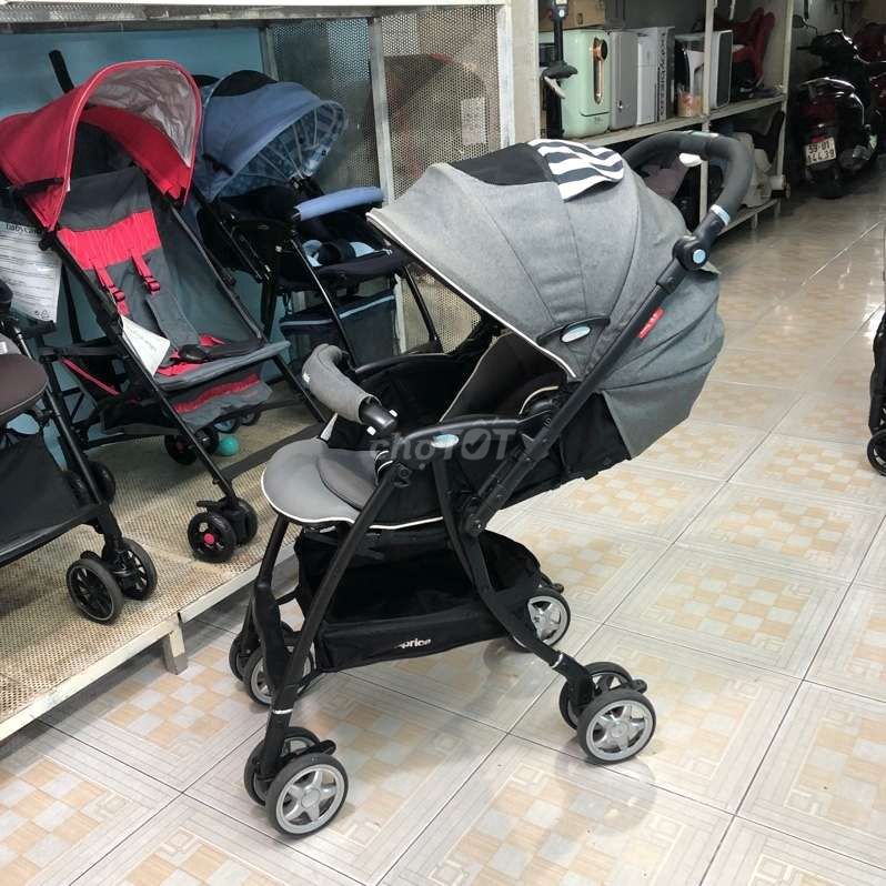 Xe đẩy Aprica Luxuna 4cas Xám Sơ sinh - 4 tuổi. Mua bán Mẹ và bé tại Quận 10 Tp Hồ Chí Minh được đăng bởi Shop thanh lý Mẹ và Bé hình 1