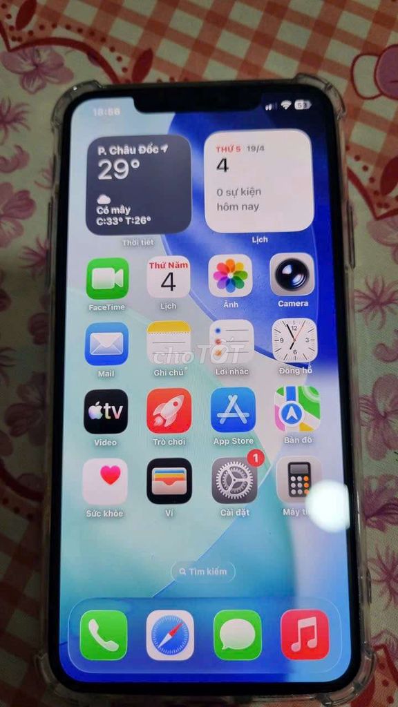 iPhone 11 Pro Max 64GB Xám. Mua bán Điện thoại tại Thành phố Châu Đốc An Giang được đăng bởi Cô Nga hình 1