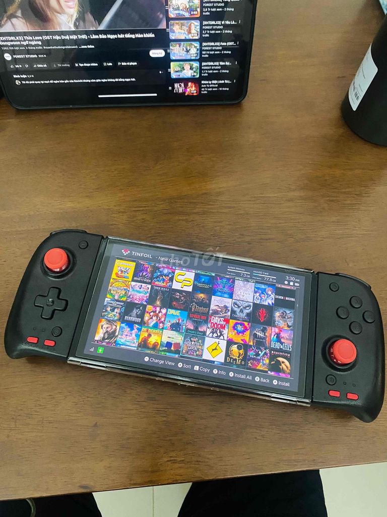 Thân máy nintendo switch Oled mod chip 128g