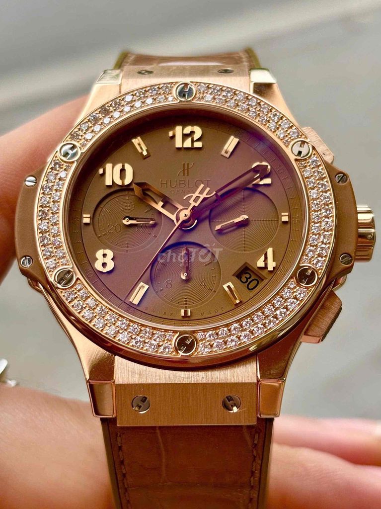 Hublot Big Bang Chronograph Vàng hồng 18K 41mm. Mua bán Đồng hồ tại Quận Hoàng Mai Hà Nội được đăng bởi Anh Tuấn hình 1