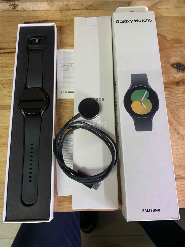 Samsung Galaxy Watch 5 40mm Đen. Mua bán Thiết bị đeo thông minh tại Quận 8 Tp Hồ Chí Minh được đăng bởi phucnguyen hình 1