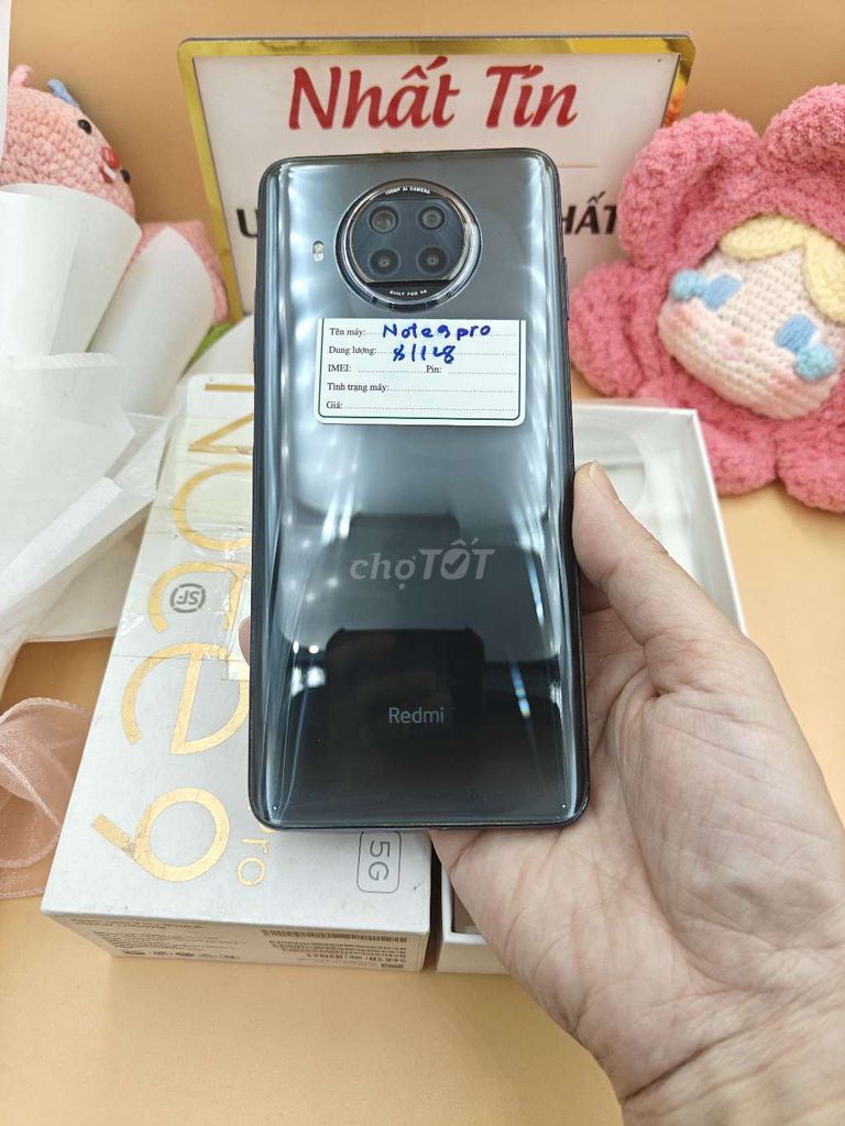 Xiaomi Redmi Note 9 Pro 5G ram 8/128g chipnap 750g