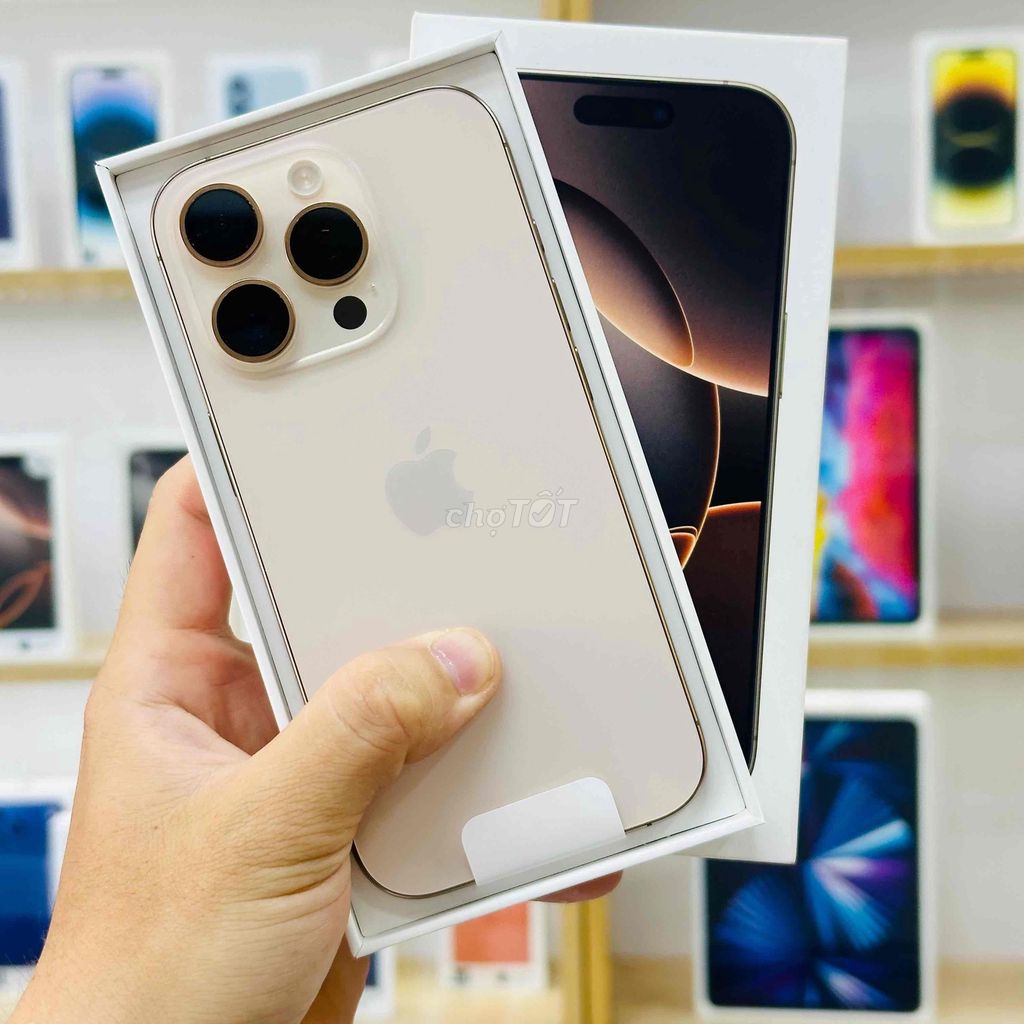 🍎16 PRO GOLD 128GB VN/A SẠC32L P100% BH11/2026 FUL. Mua bán Điện thoại tại Quận Ninh Kiều Cần Thơ được đăng bởi Nghĩa Trần Mobile hình 1