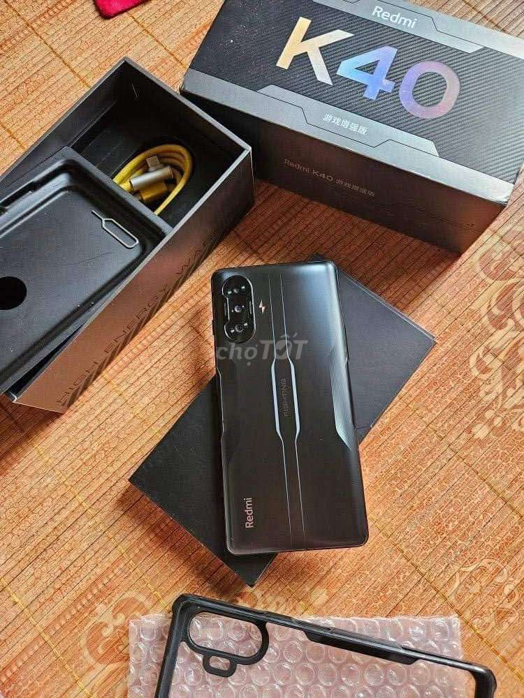 *K40 Gaming 5G màu đen ram 8/128g full phụ kiện