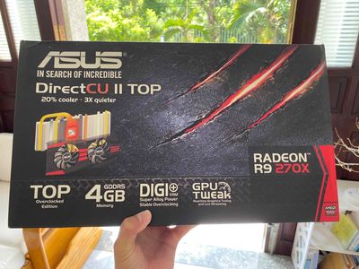 Bán Vga Asus Directcu II Radeon R9 270X 4Gb Gddr5