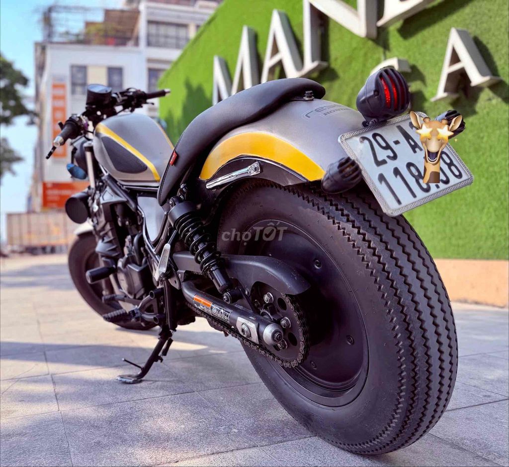 Honda Rebel 500 ABS 2018 Xám vàng. Mua bán Xe máy tại Quận Hoàng Mai Hà Nội được đăng bởi Trần Long hình 2