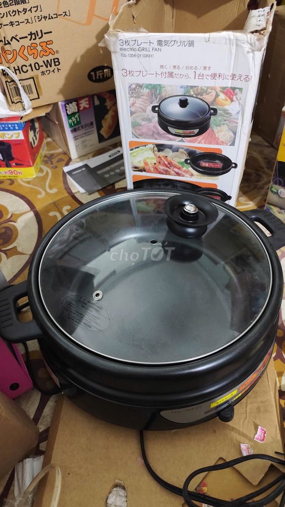 Nồi lẩu điện 3 lòng mới. Mua bán Bếp, lò, đồ điện nhà bếp tại Quận Tân Bình Tp Hồ Chí Minh được đăng bởi Mun 2hand hình 1