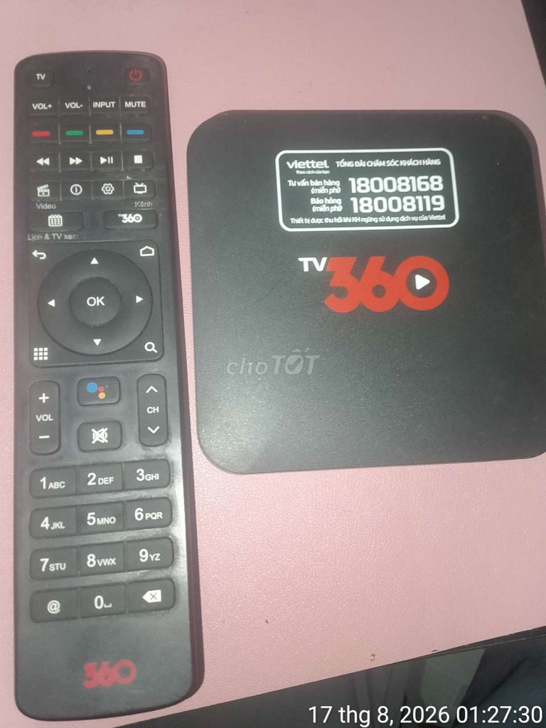 Đầu thu TV Viettel TV 360 Đen. Mua bán Tivi, Âm thanh tại Quận 6 Tp Hồ Chí Minh được đăng bởi Lâm hình 1