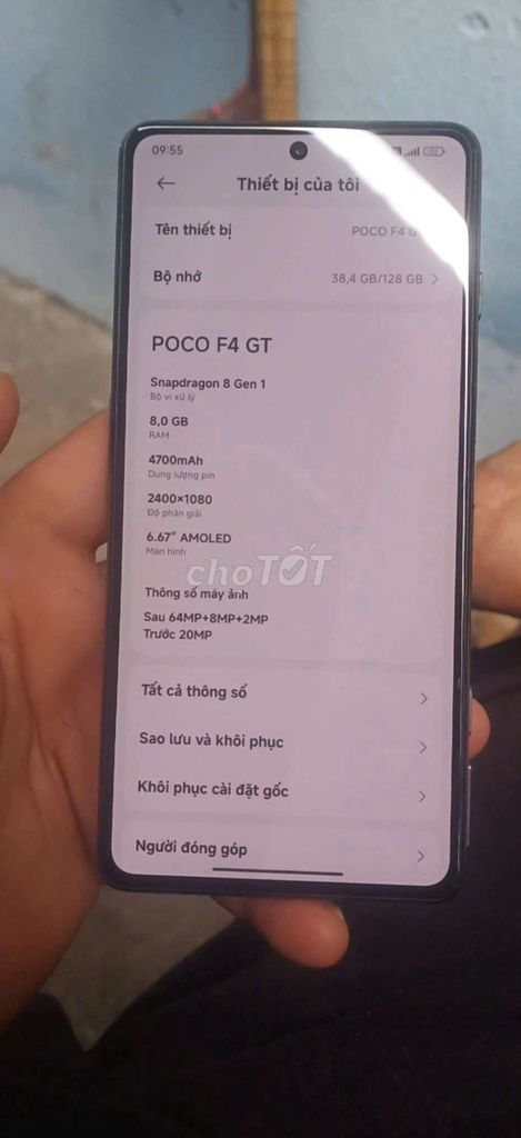Xiaomi k50 gaming zin GL. Mua bán Điện thoại tại Thành phố Thủ Dầu Một Bình Dương được đăng bởi QUỦ QUỎ QUOẸ hình 1