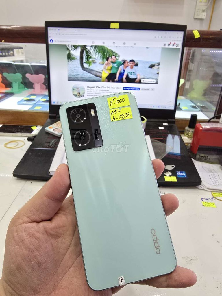 Oppo A57 Xanh Lá - 128GB - Còn Bảo Hành. Mua bán Điện thoại tại Thành phố Long Xuyên An Giang được đăng bởi Facebook Cầm Đồ Thúy Vân hình 1