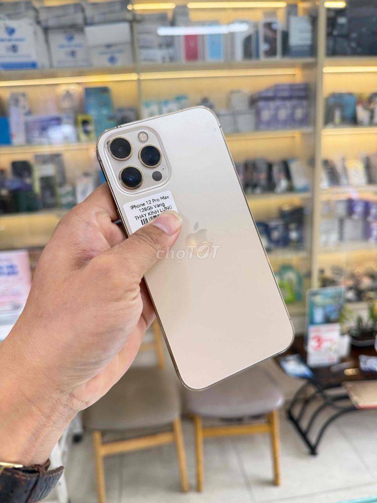 12 Pro Max 128Gb Vàng LL full chức năng k lỗi. Mua bán Điện thoại tại Quận 6 Tp Hồ Chí Minh được đăng bởi Nguyễn Tất Thám hình 1