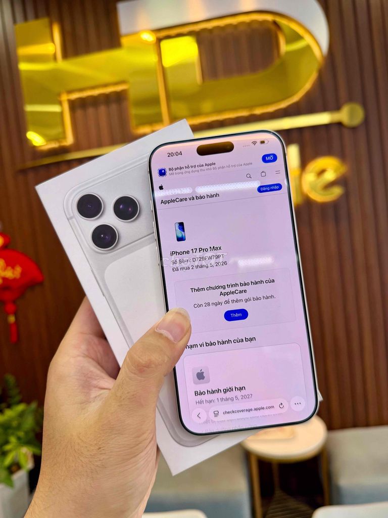 Apple iPhone 17 Pro Max 256GB Trắng. Mua bán Điện thoại tại Thành phố Đà Lạt Lâm Đồng được đăng bởi HD mobile Bán IPhone Trả Góp hình 1