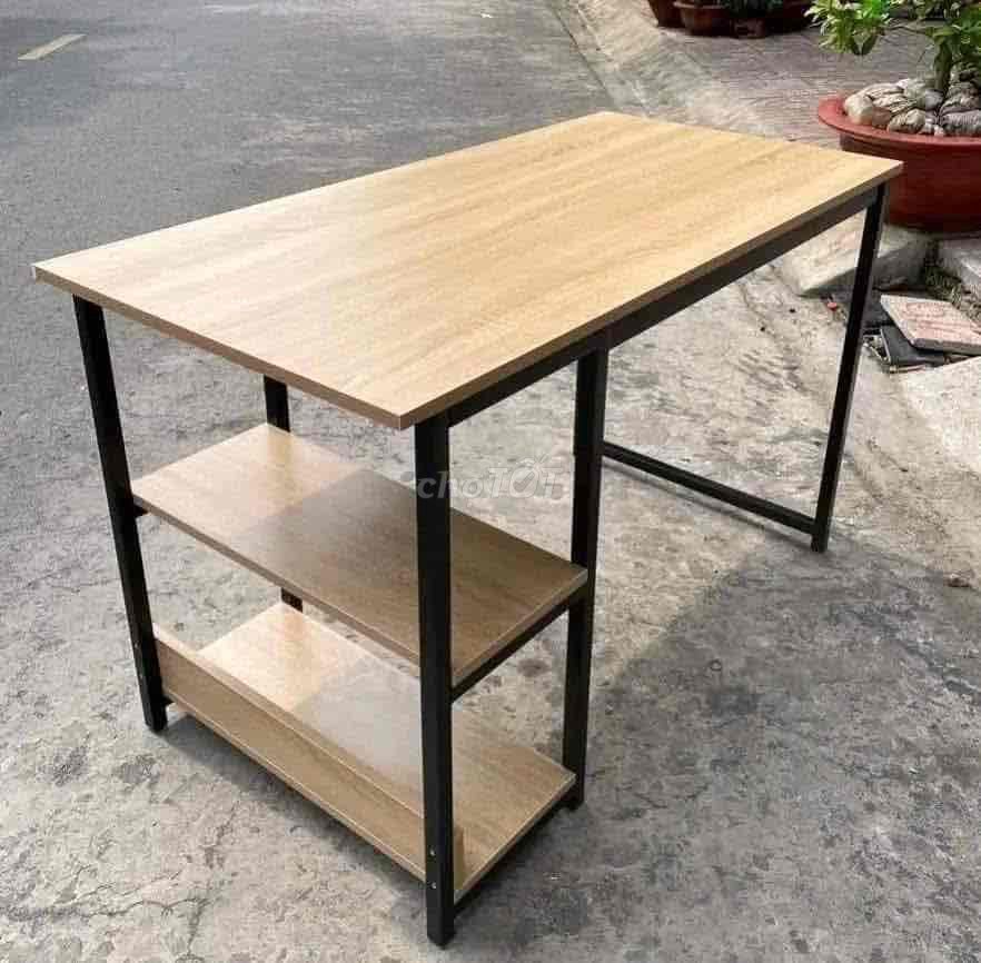 Bàn học gỗ kim loại 1m2x60x75. Mua bán Bàn ghế tại Thành phố Thủ Đức Tp Hồ Chí Minh được đăng bởi Nội Thất Trung hình 1
