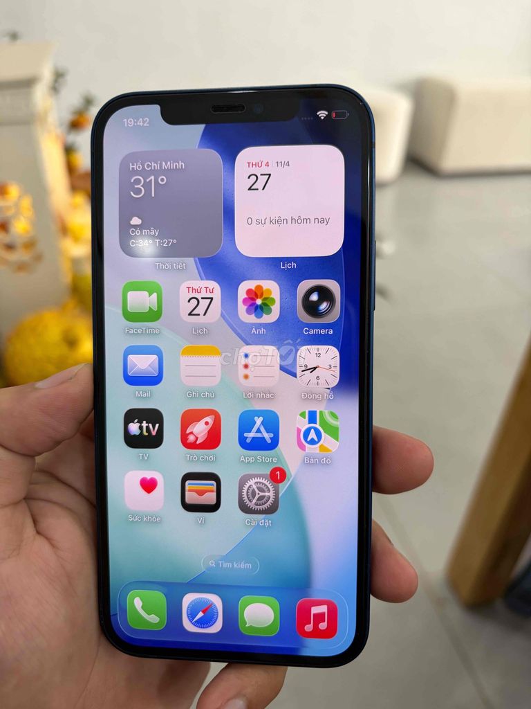 Apple iPhone 12 128GB Xanh 97%. Mua bán Điện thoại tại Huyện Trảng Bom Đồng Nai được đăng bởi Nam Em hình 1