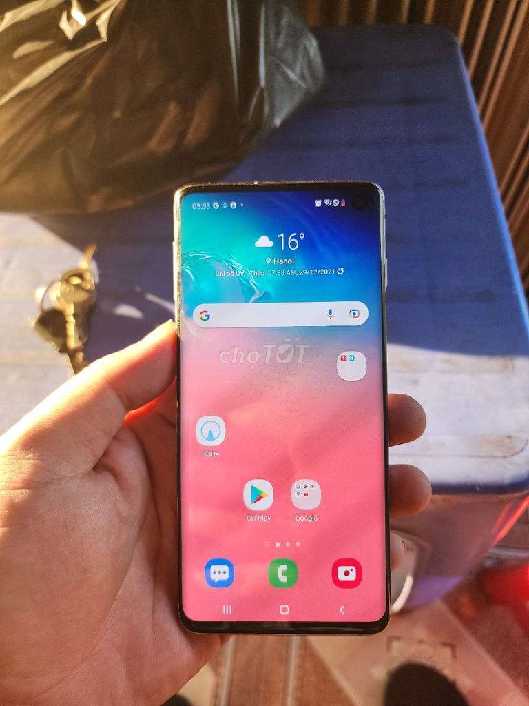 Samsung S10 128GB Trắng. Mua bán Điện thoại tại Thành phố Nam Định Nam Định được đăng bởi Thắng Nguyễn hình 1