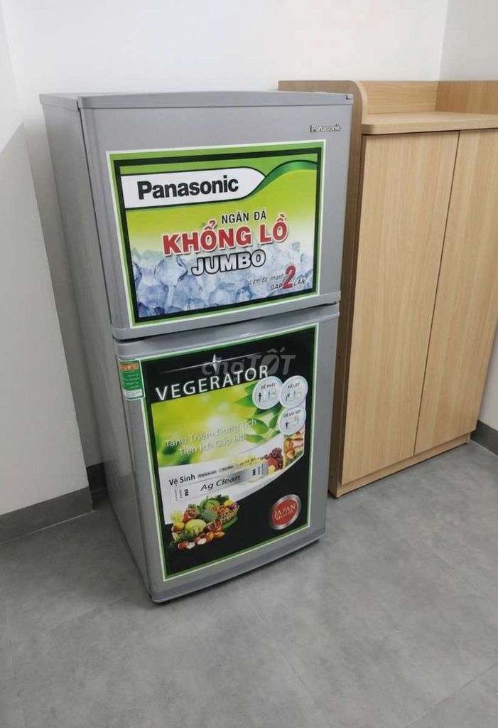 Tủ lạnh Panasonic 2 cánh Xám Đã sử dụng. Mua bán Tủ lạnh tại Quận Thanh Xuân Hà Nội được đăng bởi Thanh Trúc hình 1