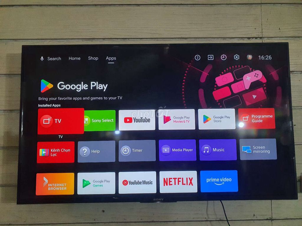 Tivi Sony 49" chạy Android có giọng nói màn 4K