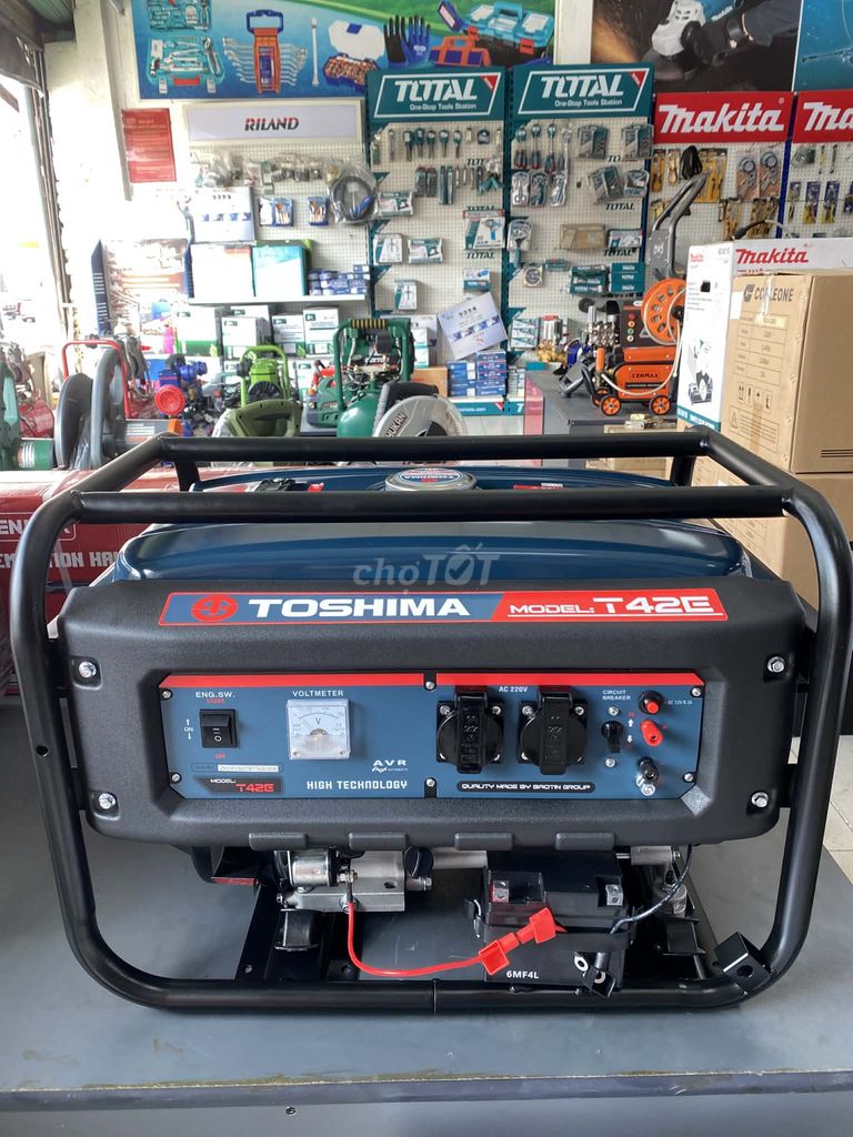 Máy phát điện TOSHIMA 3Kw có đề. Mua bán Đồ chuyên dụng, Giống nuôi trồng tại Thành phố Thủ Đức Tp Hồ Chí Minh được đăng bởi Bình Nam Bình Dương hình 1