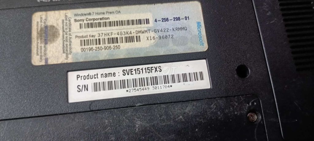 Sony SVE15115FXS i5 ram 6g. Mua bán Laptop tại Huyện Long Thành Đồng Nai được đăng bởi Store Điện Tử  hình 1