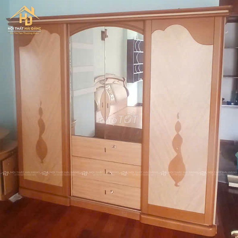 Tủ Quần Áo Gỗ Công Nghiệp 2m2x2m1 Mới 90%. Mua bán Tủ, kệ gia đình tại Quận Tân Phú Tp Hồ Chí Minh được đăng bởi Công Ty TNHH TM DV INKPRO hình 1