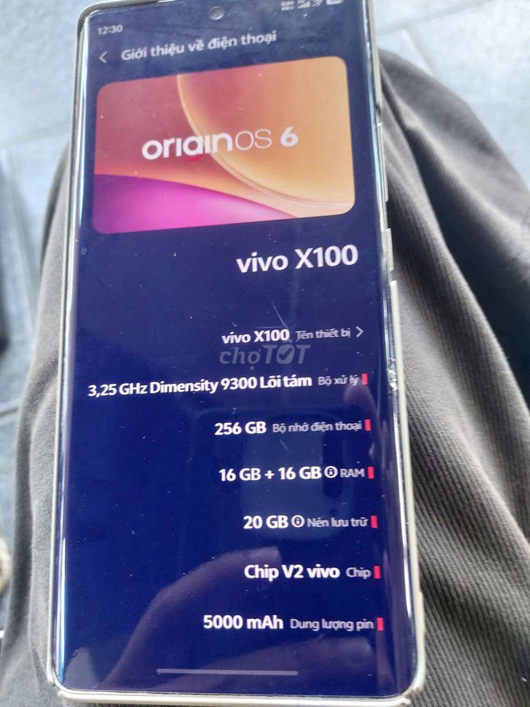 Vivo X100 256GB Trắng. Mua bán Điện thoại tại Quận 7 Tp Hồ Chí Minh được đăng bởi Đạt Nguyễn Tuấn hình 1