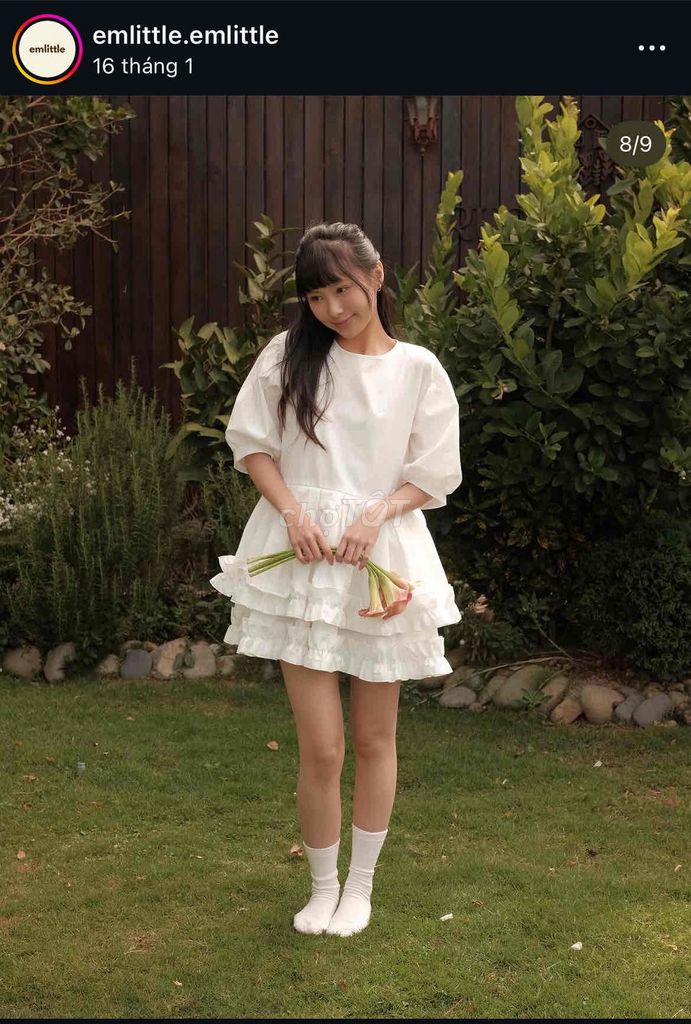 Đầm babydoll nữ Emlittle Trắng. Mua bán Quần áo tại Quận Tân Bình Tp Hồ Chí Minh được đăng bởi Bình An Nguyễn Đoàn hình 1