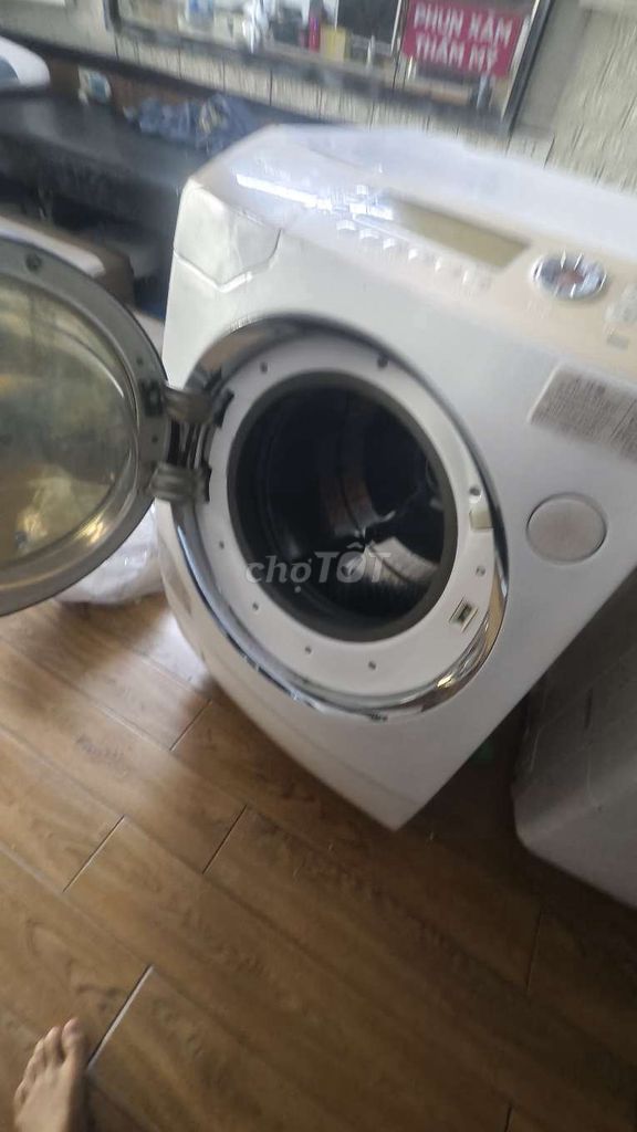Máy giặt Toshiba 9kg cửa trước. Mua bán Máy giặt tại Huyện Gia Lâm Hà Nội được đăng bởi anh hình 1